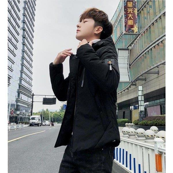 好きに 無地 ダウンジャケット ショート丈 メンズ ダウンコート 無地 ダウンコート ショート丈 メンズ ダウンジャケット 中綿ジャケット 19秋冬新作 通勤 オフィス 暖かい 高品質 防風 防寒 大きいサイズ コート アウター