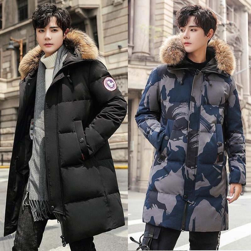 人気新品入荷 フード付き ダウンジャケット ビジネスコート ロングコート おしゃれ 大きいサイズ メンズ ダウンコート 迷彩柄 オシャレ 男性用コート ロング丈 ダウンコート 大きいサイズ 韓国風 アウター お兄系 通勤通学 秋冬 コート アウター Cinaf Fr