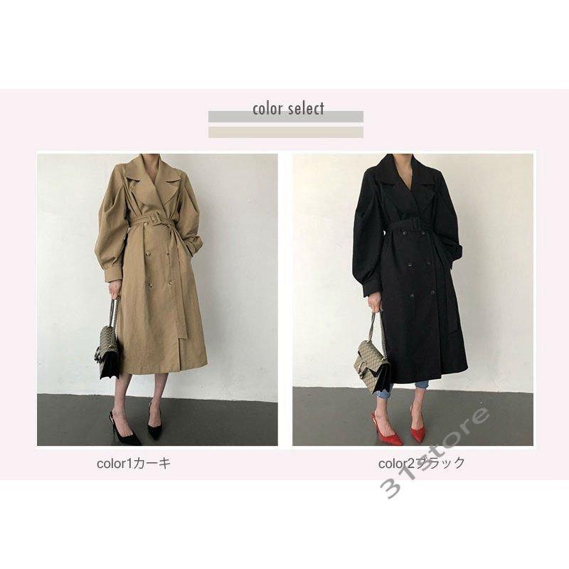 注目ブランド レンチコートレディースロング丈ロングコートスプリングコートアウタートチェスターコートオフィスゆったりベルト付き春秋30代 在庫有 Glicoapp Com Br