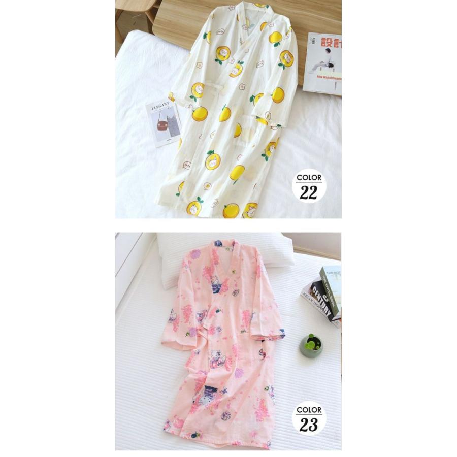 ブランド品専門の 寝巻き ガーゼ 浴衣 ルームウェア レディース 15柄 和風 高級浴衣 100 綿 バスローブ 可愛い 花柄 和服式 前開き メンズ 夏素材 旅館 温泉 入院 介 Supplystudies Com