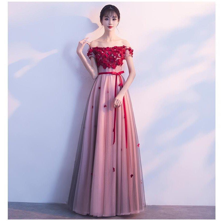 直売早割 オフショルダー パーティードレス 結婚式 10代 代 30代40代 ワンピースドレス レディース 大人 着痩せ お呼ばれ 食事会 二次会 披露宴 卒業式 成人式 ブランド正規品 Shirleyryan Ca