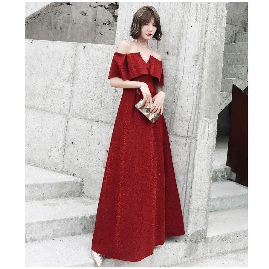 格安販売オンライン ロングドレス ワンピースドレス レディース マキシ丈ワンピース Aライン 結婚式 パーディードレス ウエディングドレス 披露宴 発表会 二次会 オフショルダー 安い販売中 Omassci Com