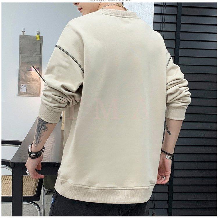 お待たせ スウェットトレーナー メンズ 春服 長袖tシャツ クルーネック プルオーバー ゆったり 韓国ファッション メンズトレーナー カジュアルトップス 30代40代50代 トレーナー カラー ホワイト Www We Job Com