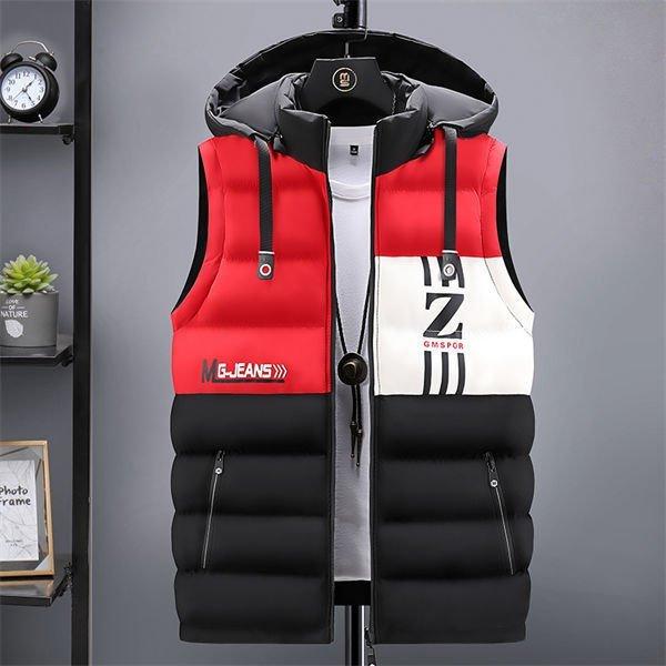 メンズ ダウンベスト 秋冬 おしゃれ ダウンベスト ダウンベスト メンズ ベスト アウター ダウン おしゃれ フード付 ファッション 送料無料