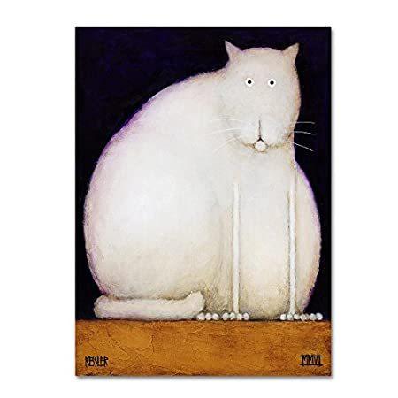 新しい季節 Fat Cat Art Wall Canvas 14x19-Inch Kessler, Patrick Daniel by レリーフ、アート