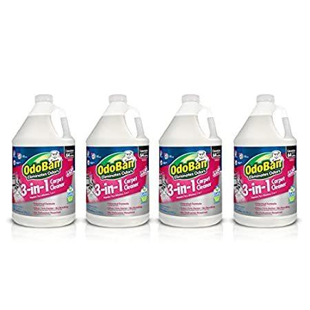 Odoban マルチクリーナー 1 Gal 洗剤 Soasoaのodoban 3 In 1 Carpet Cleaner 4 Pack