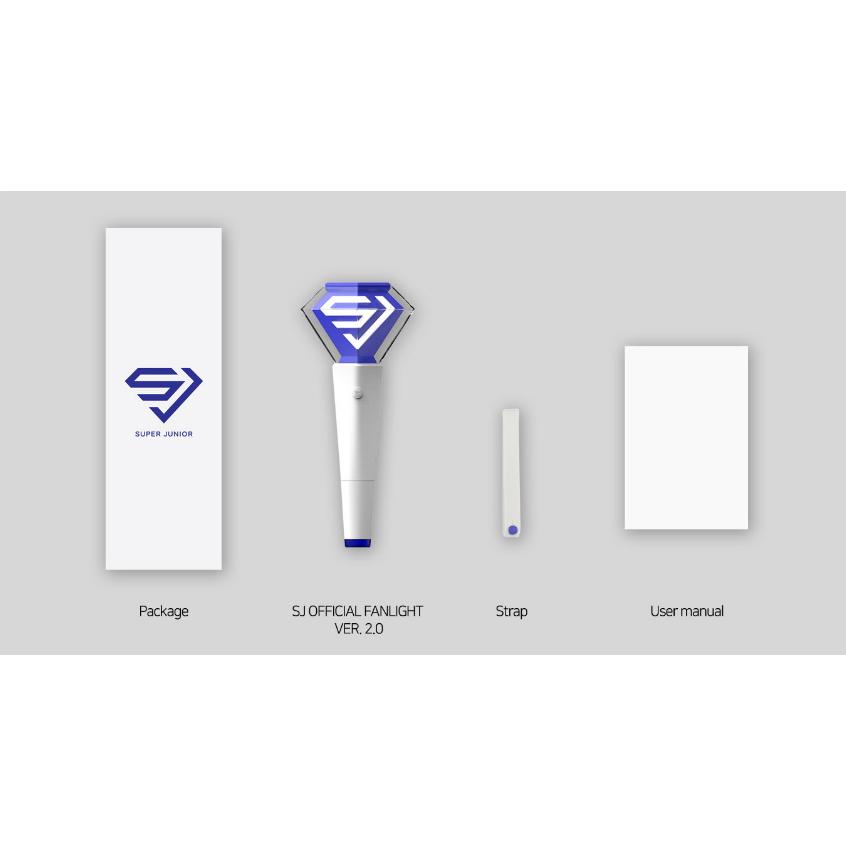 SUPERJUNIOR 公式 ペンライト ペンラ VER 2.0 Official Fanlight