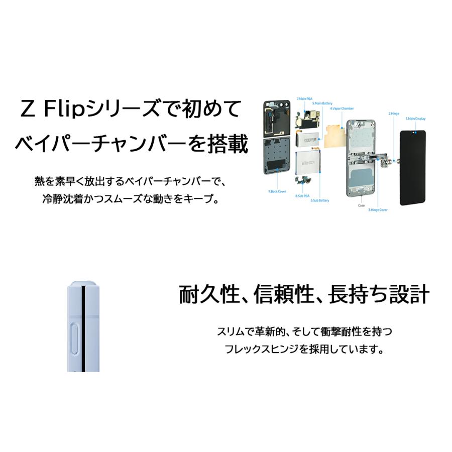 Galaxy Z Flip6 ブルー 本体 SIMフリー 512GB 新品 韓国版 保証1年 SM 