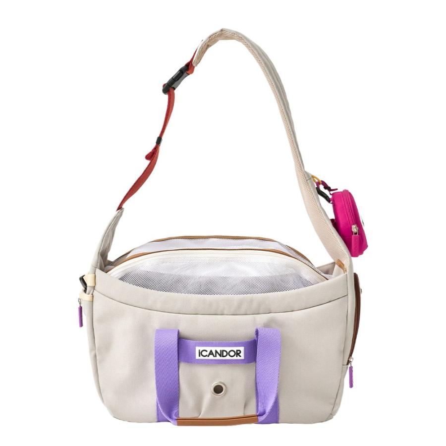 ICANDOR アイキャンダー PEEK-A-BOO BAG PLUM GRAY ペット ICANDOR アイキャンダー PEEK-A-BOO BAG PLUM GRAY ペット