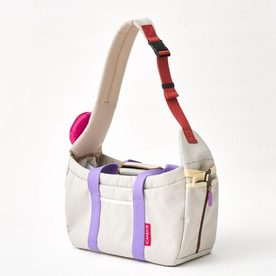 ICANDOR アイキャンダー PEEK-A-BOO BAG PLUM GRAY ペット ICANDOR アイキャンダー PEEK-A-BOO BAG PLUM GRAY ペット