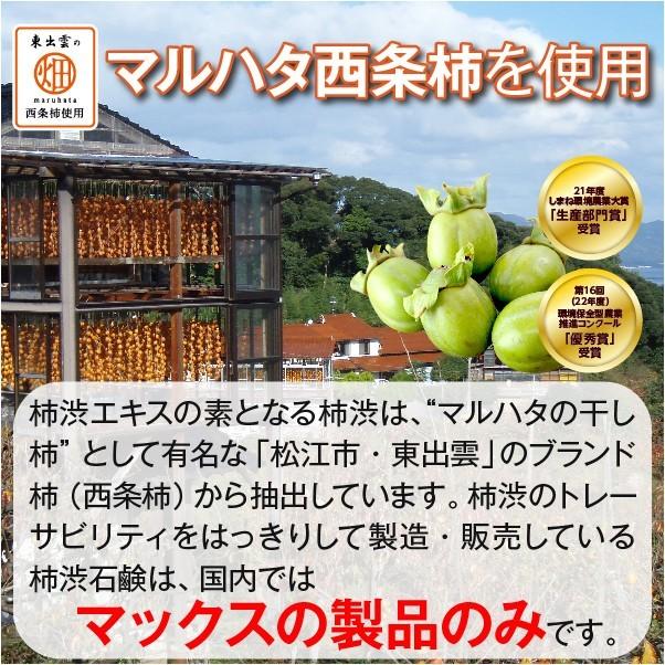 柿のさち KnS 薬用柿渋ボディソープ 詰替 セット ボトル本体 と 詰替パウチ|soapmax|03
