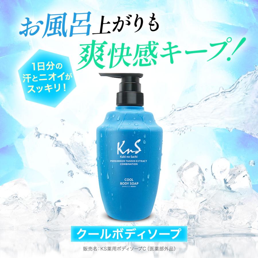 【薬用柿渋ボディソープCOOL】KnS 柿のさち 薬用ボディソープ クール 医薬部外品 800mL つめかえ 体臭 加齢臭 デオドラント 男性 女性 ボディソープ メンズ | マックス | 01