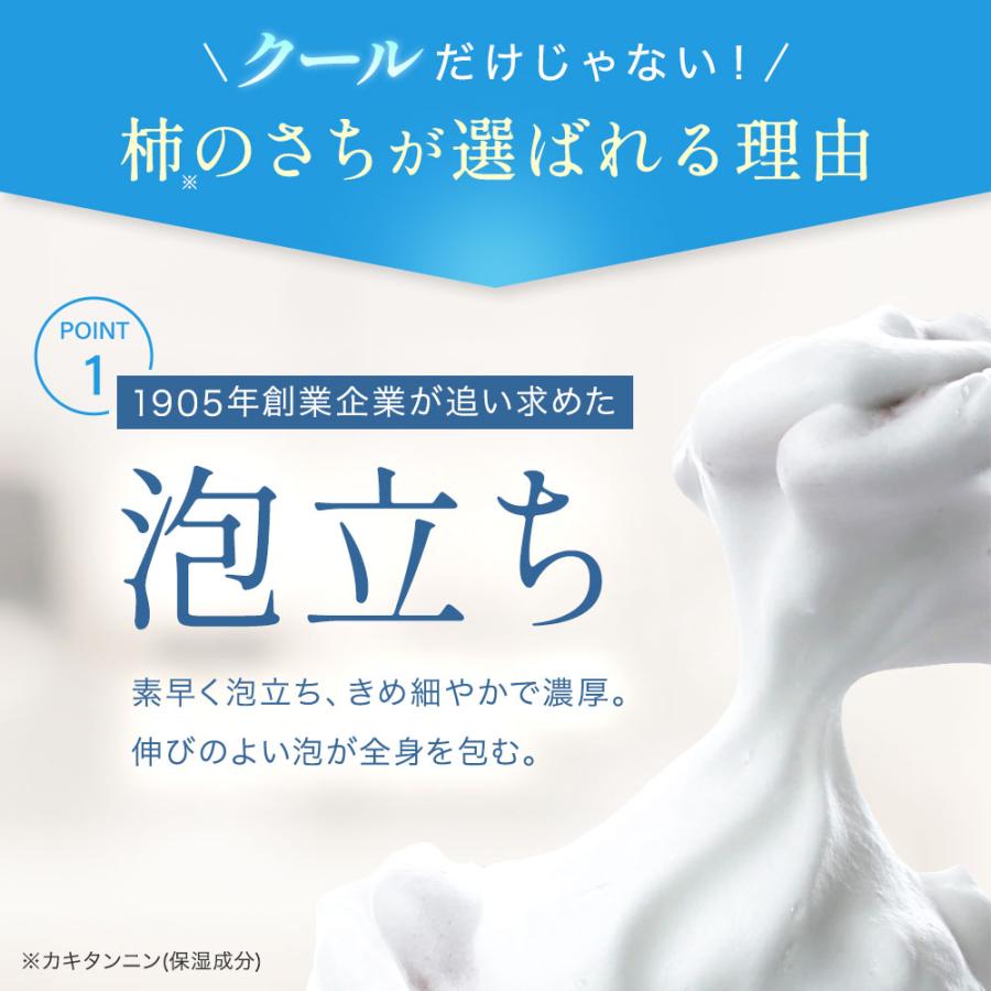 【薬用柿渋ボディソープCOOL】KnS 柿のさち 薬用ボディソープ クール 医薬部外品 800mL つめかえ 体臭 加齢臭 デオドラント 男性 女性 ボディソープ メンズ | マックス | 06