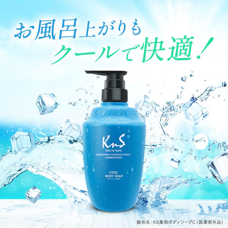 【薬用柿渋ボディソープCOOL】KnS 柿のさち 薬用ボディソープ クール 医薬部外品 800mL つめかえ 体臭 加齢臭 デオドラント 男性 女性 ボディソープ メンズ | マックス | 09