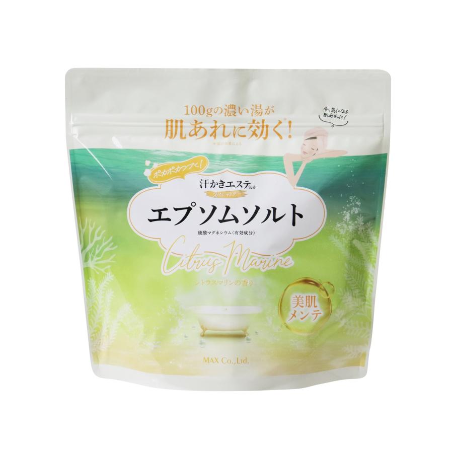 【医薬部外品】汗かきエステ気分 スペシャリテ エプソムソルト 入浴剤 1kg 美肌保湿成分配合 国産塩 マグネシウム 発汗 シトラスマリンの香り | 