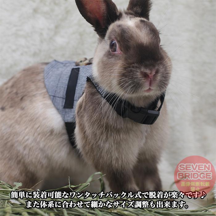 うさぎ ウサギ ベスト ハーネス リード 付 小動物 モルモット
