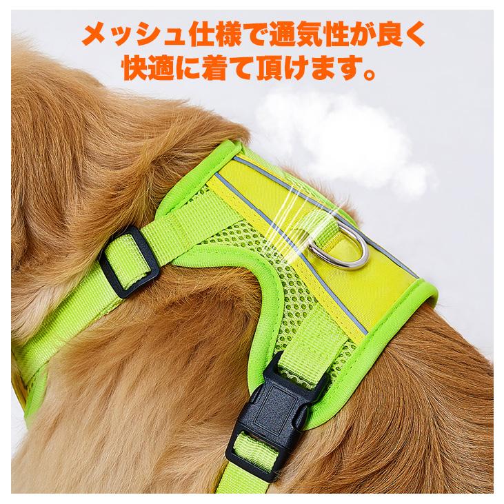 犬 猫 ハーネス リード付 ツートン カラフル しっかりホールド 脱げ