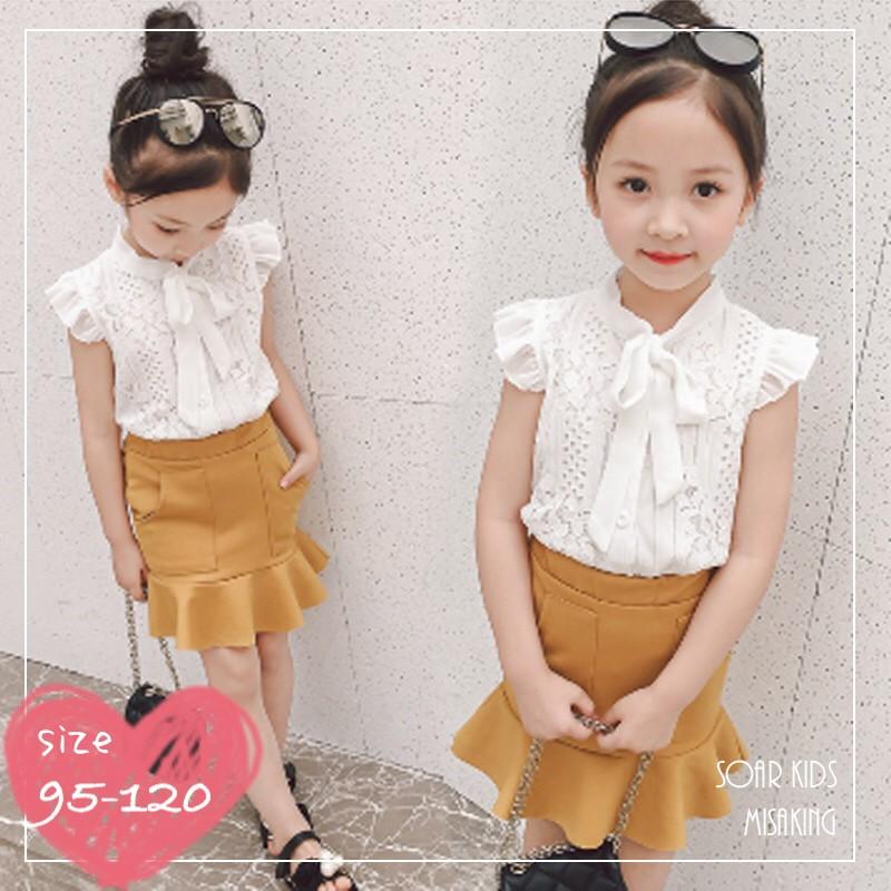 アウトレット 送料無料 マスタードスカートセット 海外子供服 女の子 