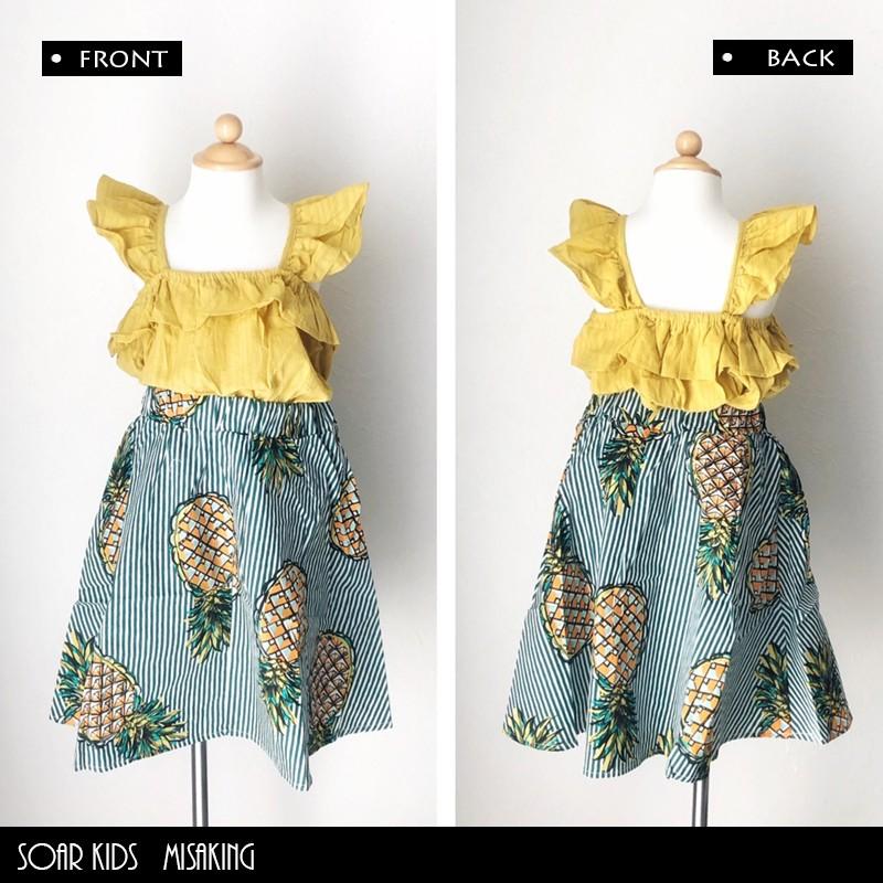 アウトレット 送料無料 パイナップルセットアップ 海外子供服 女の子