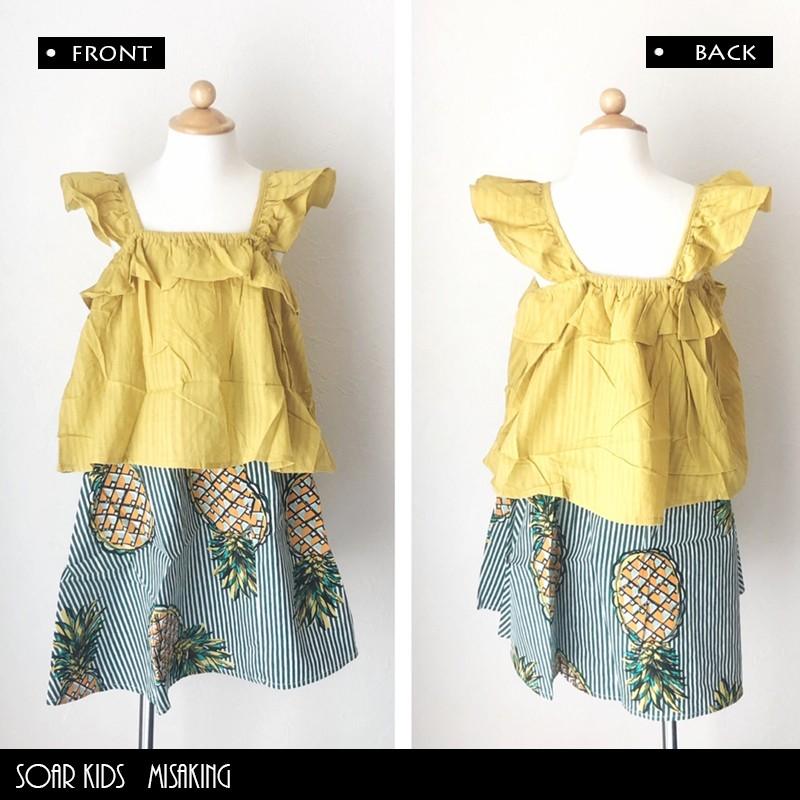 アウトレット 送料無料 パイナップルセットアップ 海外子供服 女の子