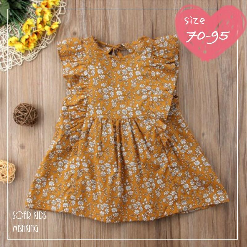 アウトレット 送料無料 小花柄ワンピース 海外子供服 女の子 キッズ ベビー Wan 8 Soar Kids 通販 Yahoo ショッピング