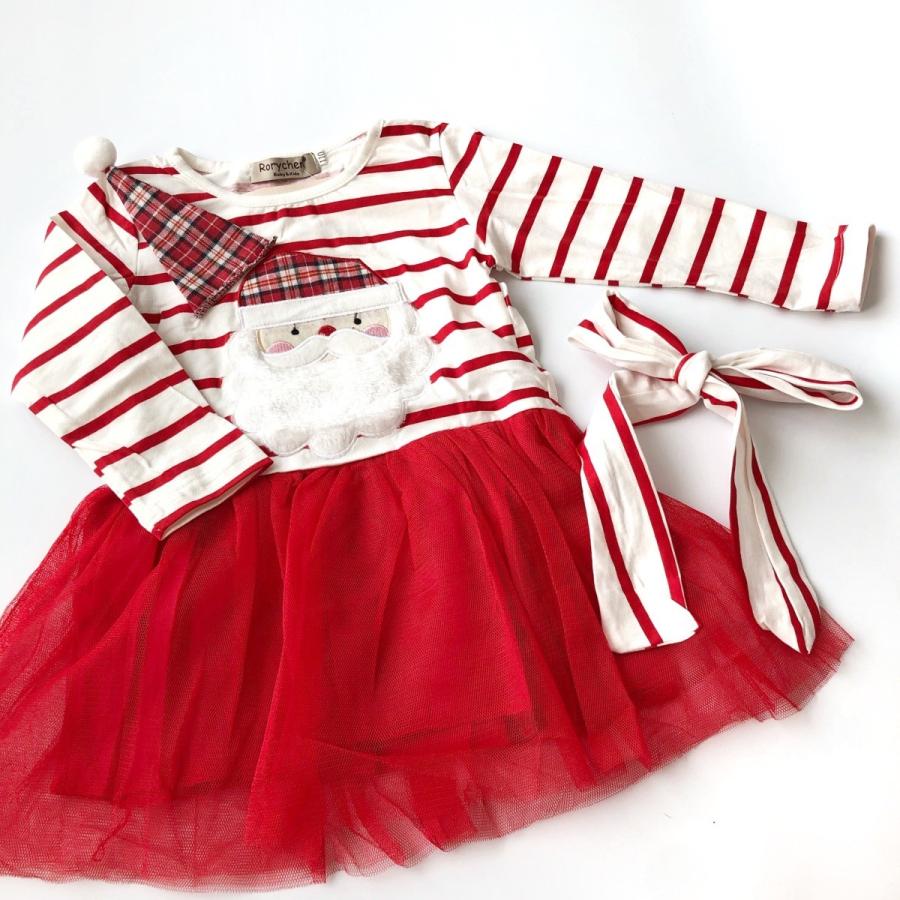 アウトレット 送料無料 サンタボーダーワンピース 海外子供服 女の子 キッズ 秋 春 冬 クリスマス Soar Wan 80 Soar Kids 通販 Yahoo ショッピング