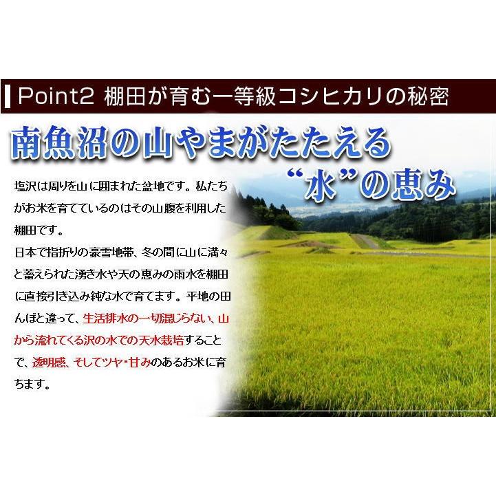 (お試し特別価格)  送料無料（令和5年新米） 南魚沼産 コシヒカリ 塩沢米 １ｋｇ 精米 こしひかり 白米 産地直送｜soarshop｜05