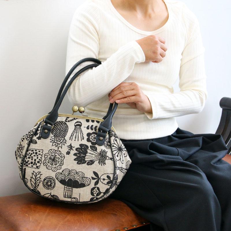 がま口バッグ SOARSOLe 公式 定番 口金 トート ハンド バッグ