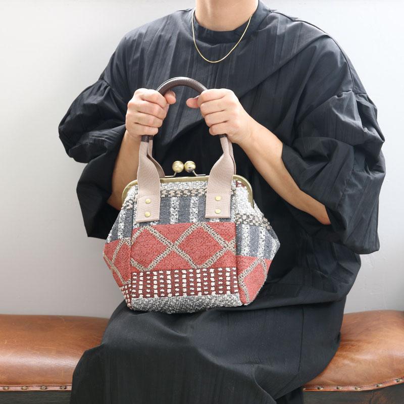 ソアソウル　がま口ハンドバック　美品 がま口バッグ SOARSOLe 公式 定番 口金 トート ハンド バッグ