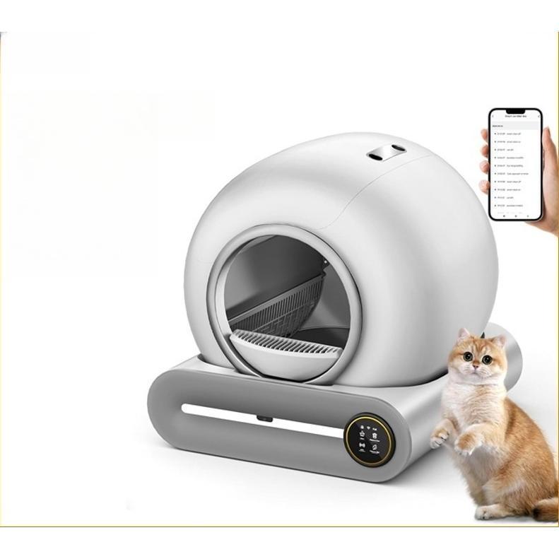 自動ネコトイレ 猫 トイレ 65L 猫用 猫トイレ 静音 清掃 重量センサー