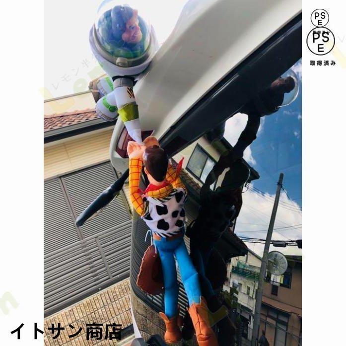 新品！トイストーリー ウッディ バズ 車ぶら下がり人形！ヘルメット
