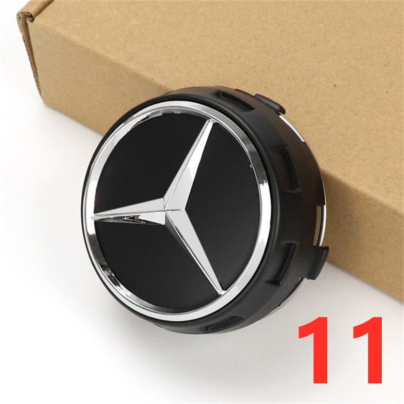 Mercedes-Benz対応】75mm ホイールセンターキャップ 4個セット ベンツ