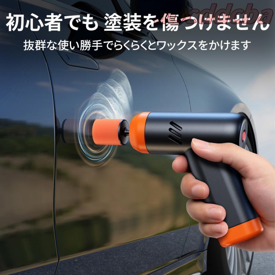 ミニポリッシャー バフ 充電式 電動ポリッシャー 車 研磨 サンド