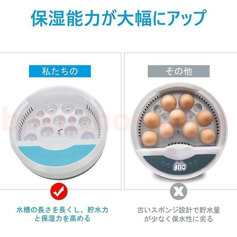 自動孵卵器 インキュベーター 入卵個 鳥類専用孵卵器 検卵ライト内蔵