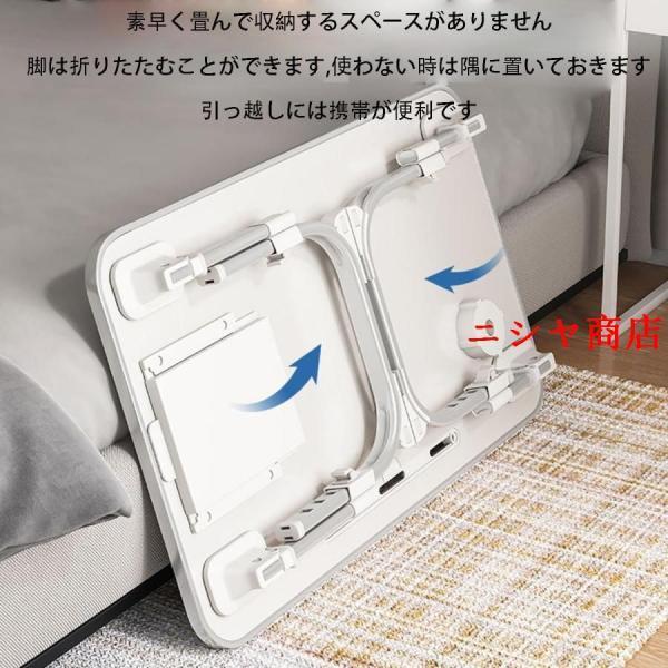 座卓 折りたたみ 幅60×奥行40cm 高さ調整 ローテーブル 昇降式 ミニ