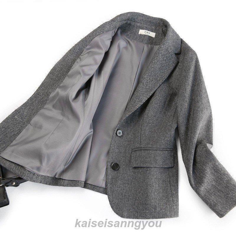 ウールテーラードジャケット レディース テーラードジャケット