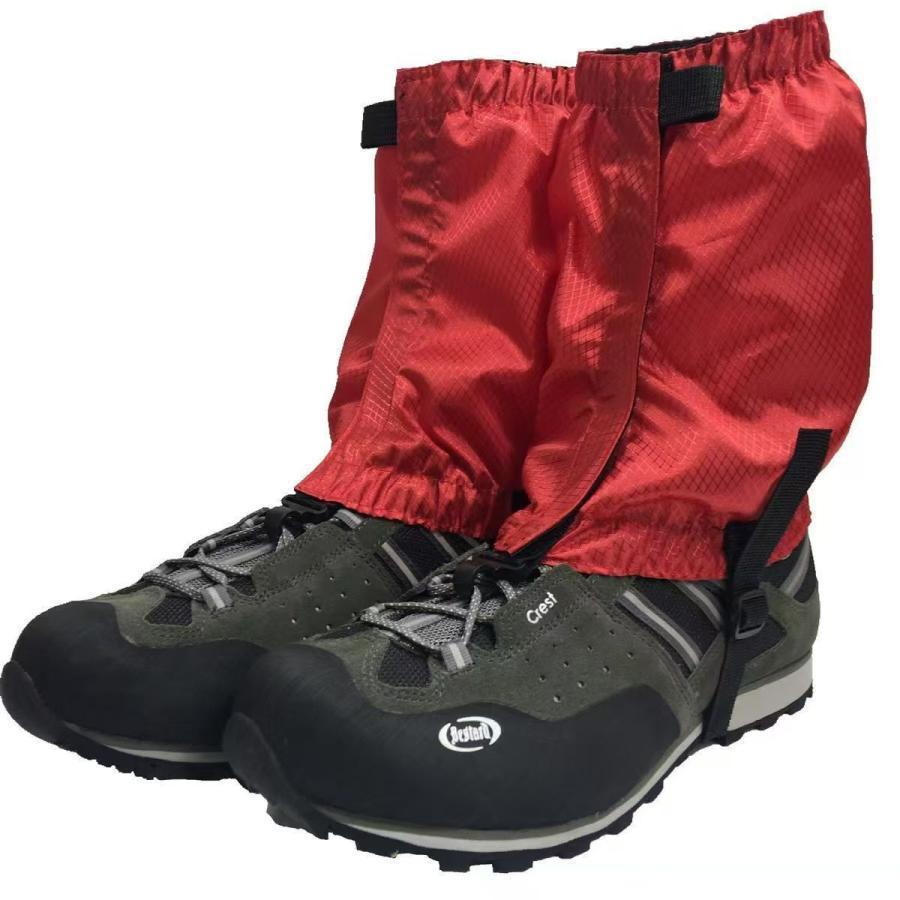 登山スパッツ メンズ 登山用ゲイター レッグカバー 防水 雨よけ  通気 雪よけ レディース 泥よけ 防砂 ロングスパッツ アウトドア 登山 釣り 砂利対策