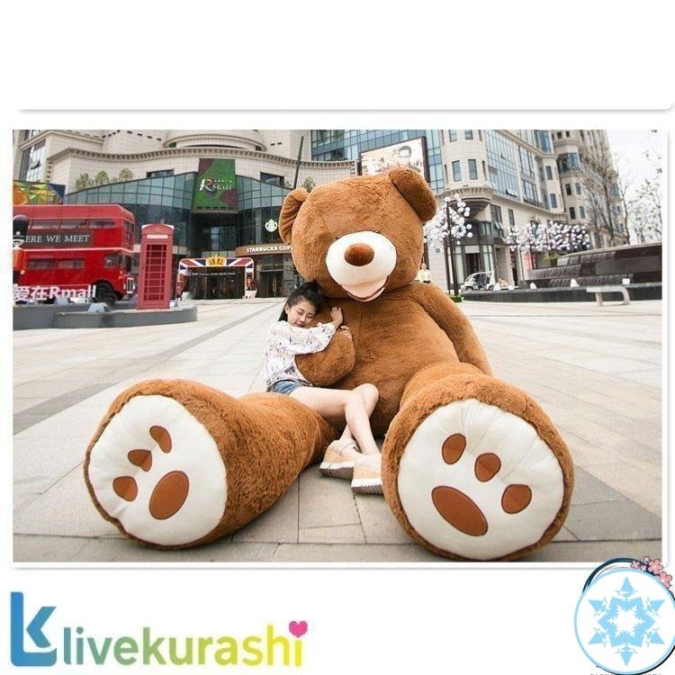 特大 くま/ ぬいぐるみ 7色4サイズ 可愛い熊 動物 大きいコストコ クマ