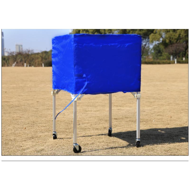 ボールカゴ バレー バスケ サッカー 大型 幅65cm 大容量 折りたたみ 軽量 持ち運び キャスター付き ボールかご 屋外 屋内 練習道具 ボール入れ ボールケース_3