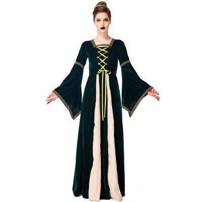 ヨーロッパプリンセス 女王 宮廷ドレス ロングスカート ハロウィン衣装 大人用 女性用 ハロウィン 衣装 コスプレ レディース ガールズ ハロウィーン_1