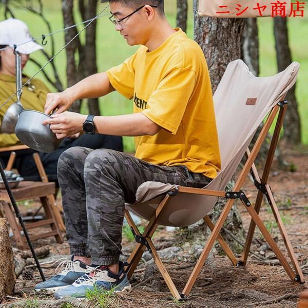 折りたたみ バタフライチェア 大人用 取り外し可能 キャンプチェア