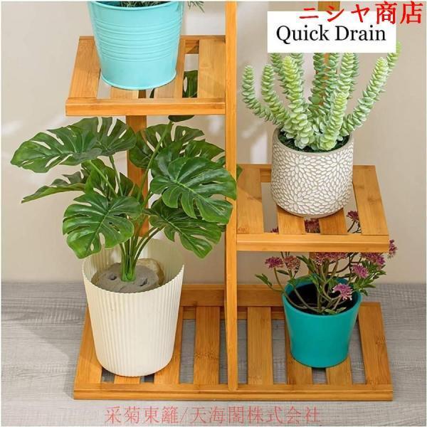 フラワースタンド 室内 盆栽棚 7層 オープンシェルフ プランタースタンド 園芸ラック 観葉植物 棚 植物棚 ベランダ 玄関 飾り棚 収納ラック_6