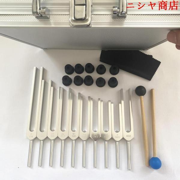 音叉 チャクラ セット 10本 コード化 サウンドヒーリング 瞑想 ヨガ
