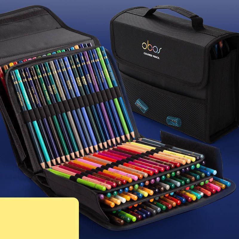 色鉛筆 水彩 お絵かき 水彩画 200色セット プレゼント クレヨン 文房具 油性 筆記具 絵の具セット カラーサインペン 入学 入園 祝い 塗り絵_3