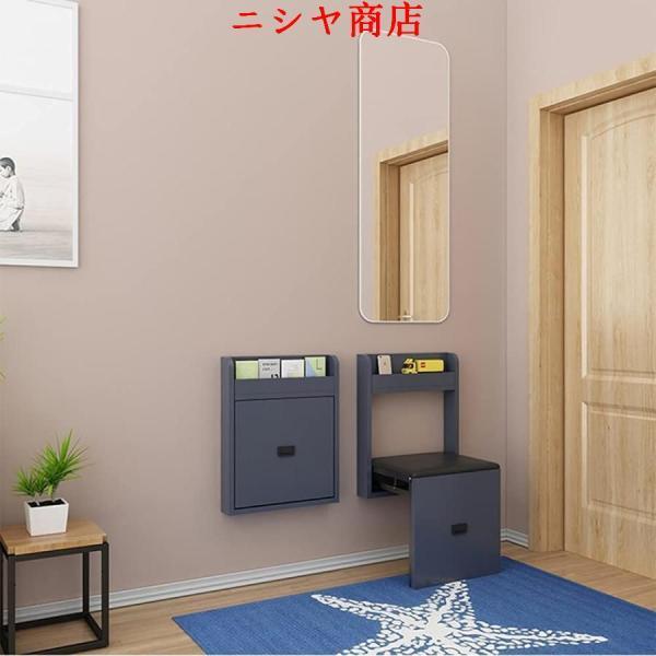 折りたたみ式壁掛け椅子スツール、折りたたみ式シャワーシート、人工皮革シート、廊下、寝室、居間、廊下で使用、最大スペースを節約、150KGを支える_6