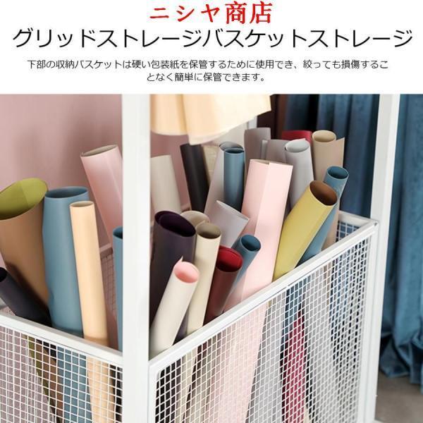 リボン スカーフ ラッピング ペーパーラック スタンド ホルダー 花の