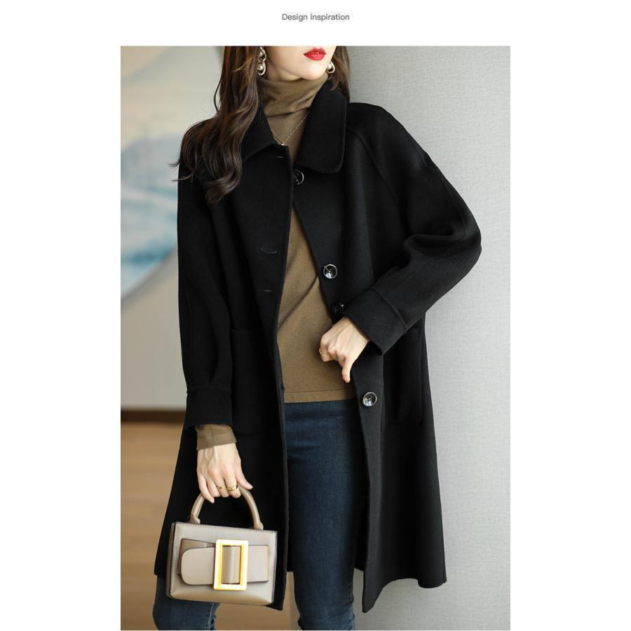 チェスターコート ロング レディース 大きいサイズ 冬 コート ミドル丈