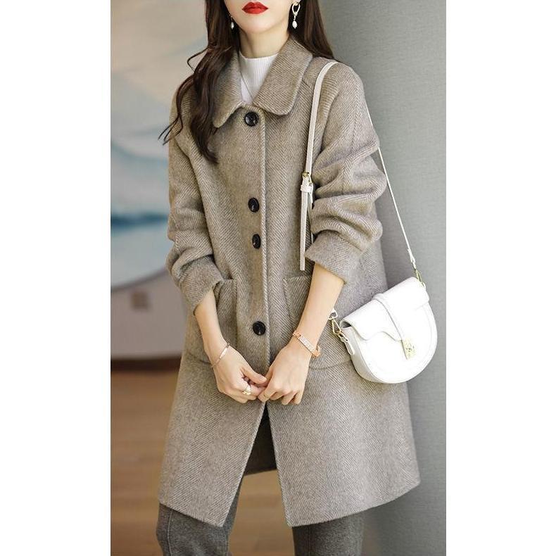 チェスターコート ロング レディース 大きいサイズ 冬 コート ミドル丈