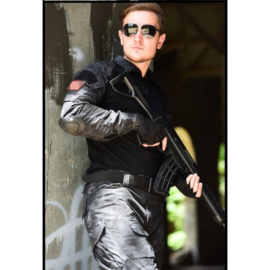サバゲー装備 迷彩服 上下セット ミリタリーウェア 戦闘服 アウトドア
