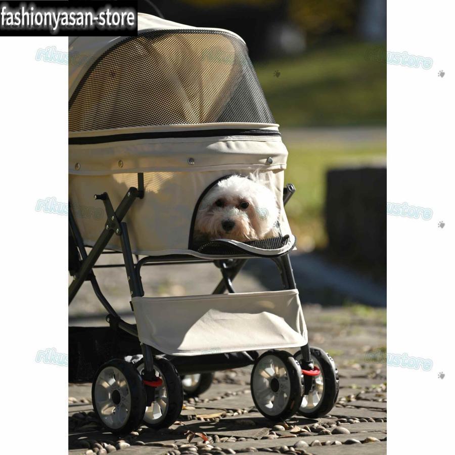 ペットカート 対面式 折りたたみ 多頭 中型犬 小型犬 猫 2way 軽量